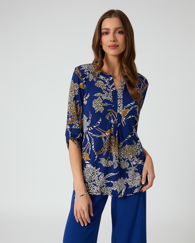 Shirt mit Animal-Print