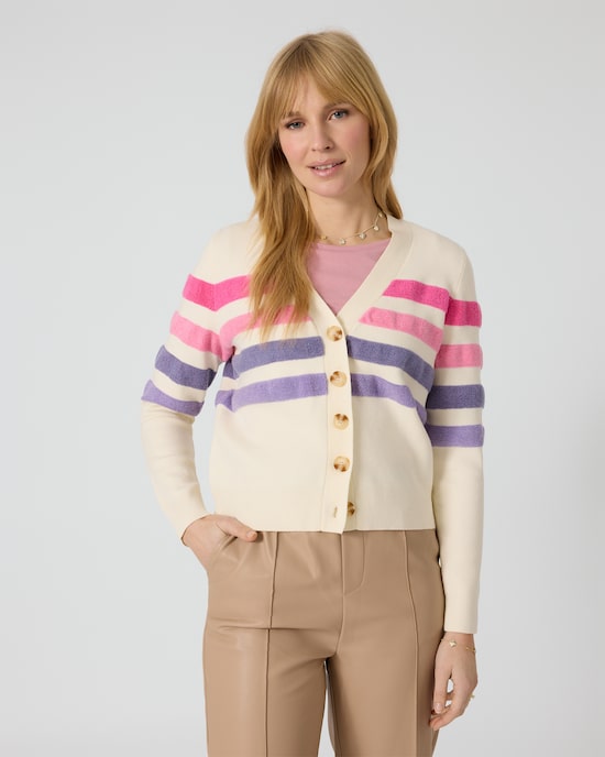 Produktabbildung für Cardigan mit Streifen