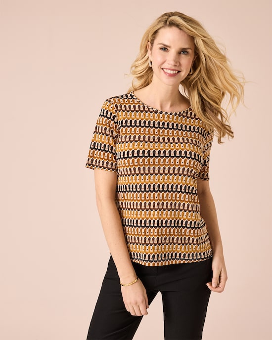 Produktabbildung für Shirt mit Minimal-Druck