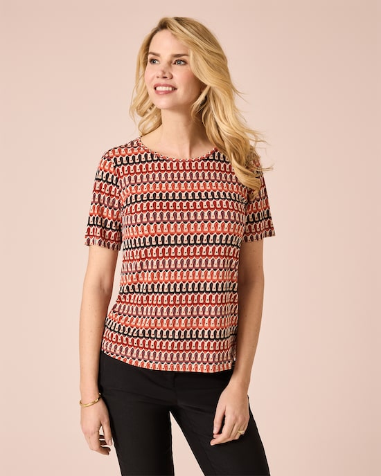 Produktabbildung für Shirt mit Minimal-Druck