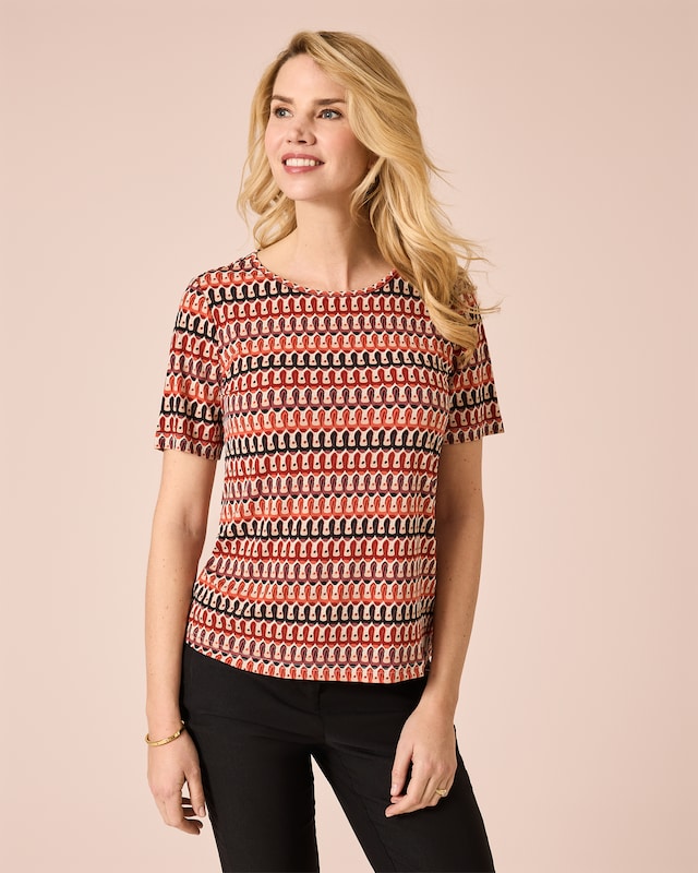 Shirt mit Minimal-Druck