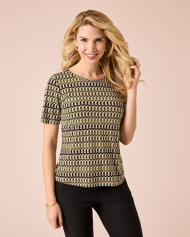 Shirt mit Minimal-Druck