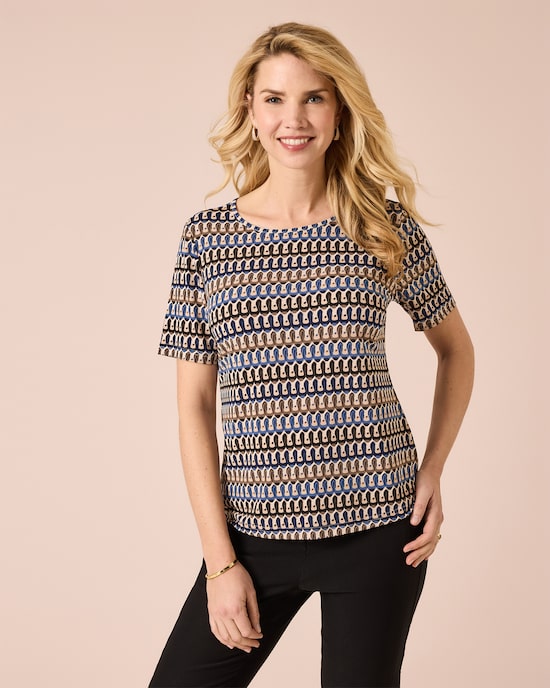Produktabbildung für Shirt mit Minimal-Druck