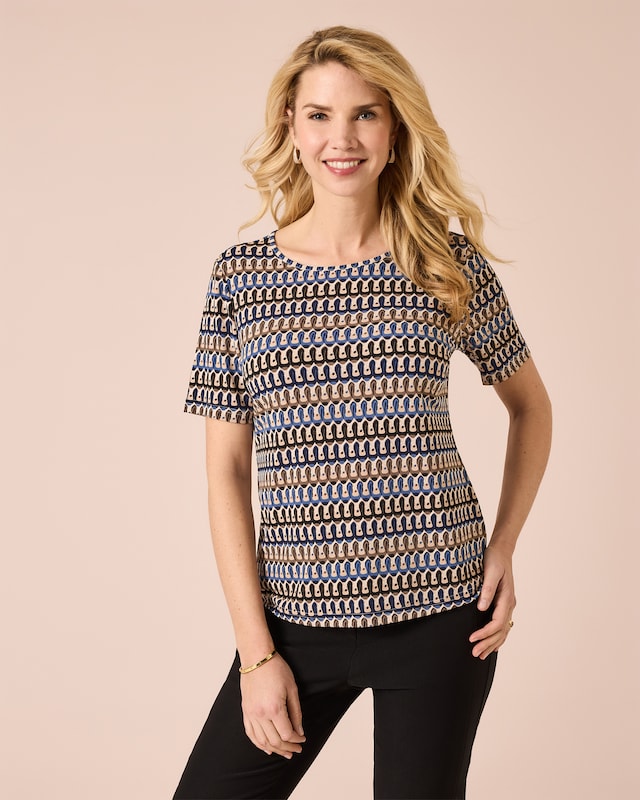 Shirt mit Minimal-Druck