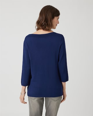 Produktabbildung 9 für Pullover mit U-Boot-Ausschnitt