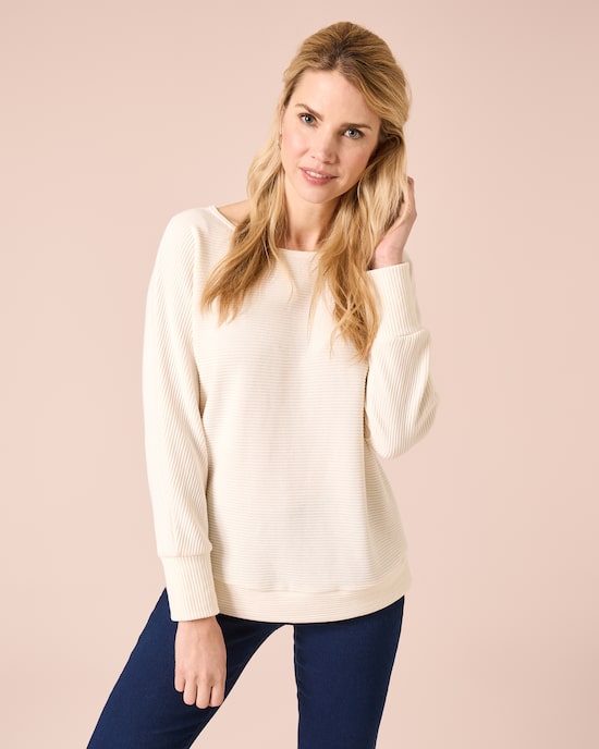 Produktabbildung für Lux Sweater mit Fledermaus-Ärmel