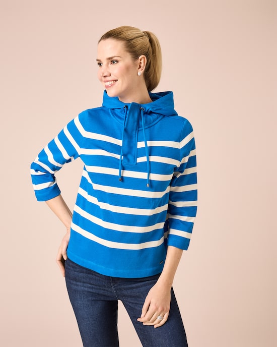 Produktabbildung für Hoodie, gestreift