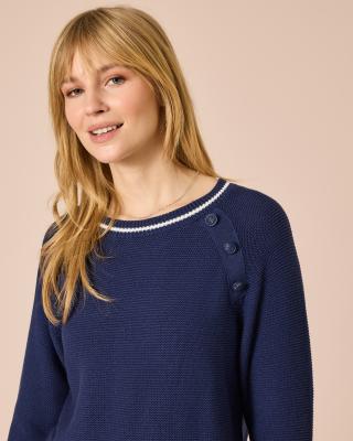 Produktabbildung 5 für Pullover mit Streifen & Dekoknöpfen