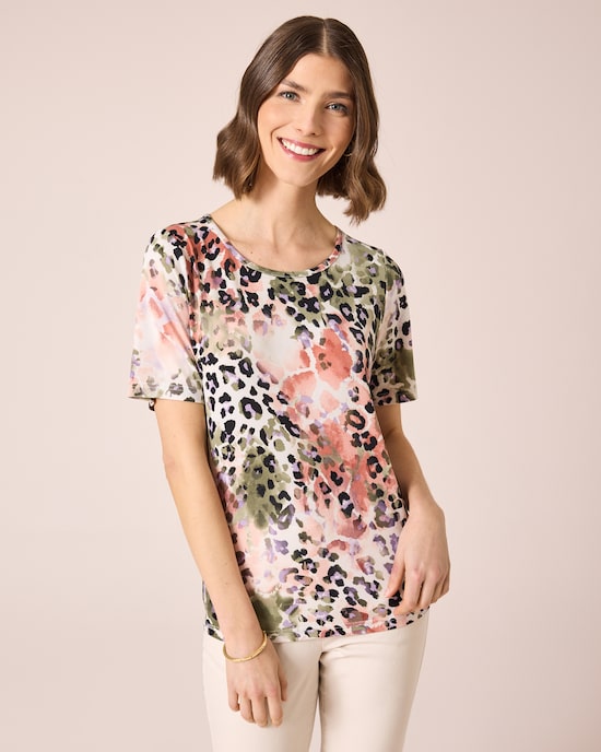 Produktabbildung für Shirt mit Animal-Print