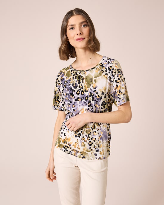 Produktabbildung für Shirt mit Animal-Print