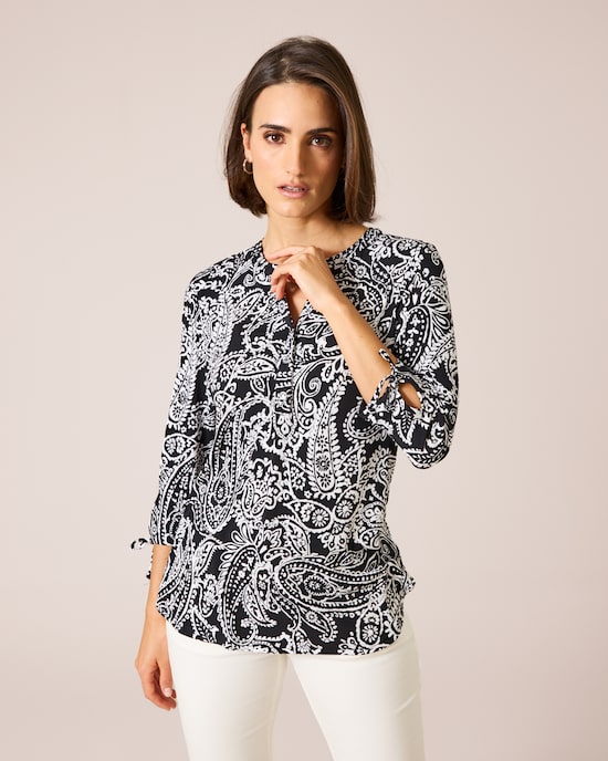 Produktabbildung für Shirt mit Paisley-Druck