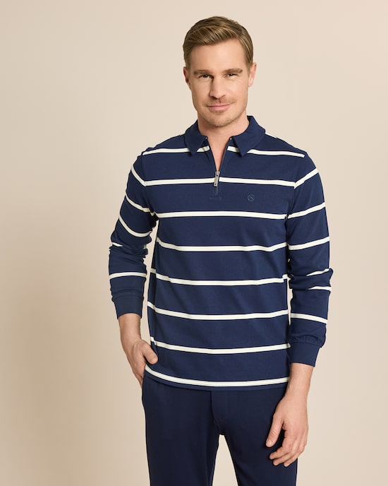 Produktabbildung für Sweatshirt mit Streifen