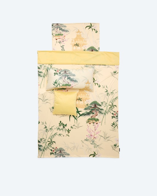 Produktabbildung für Jersey Interlock Wendebettwäsche "Bonsai", 4tlg.