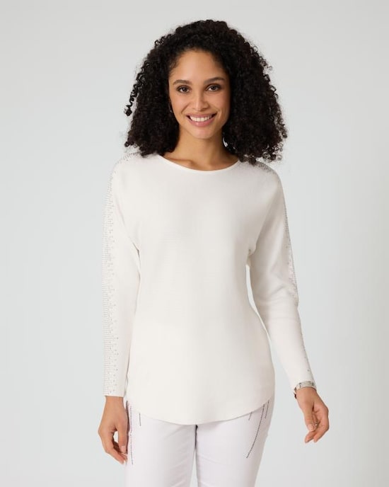 Produktabbildung für Pullover mit Strass