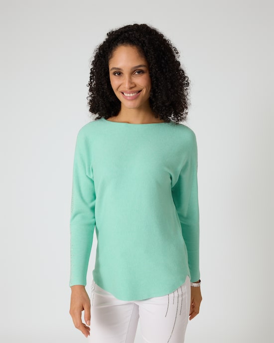 Produktabbildung für Pullover mit Strass