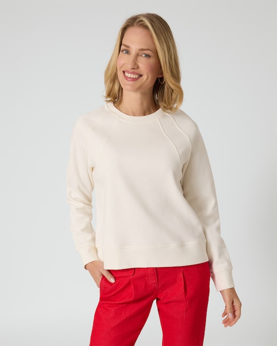 Produktabbildung für Sweatshirt mit Raglanärmeln
