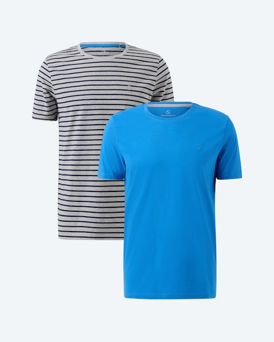 Produktabbildung für Shirt Uni & Streifen, DP