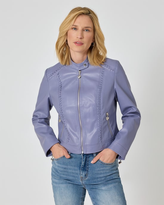 Produktabbildung für Jacke in Leder-Optik