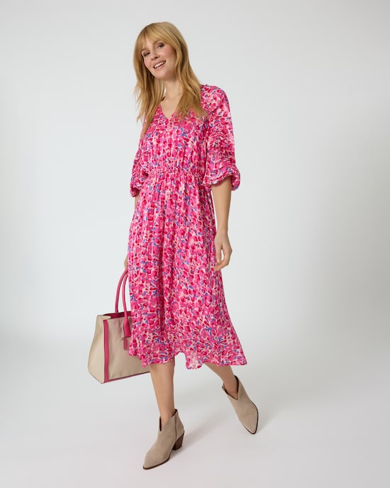 Produktabbildung für Kleid mit Blumenprint