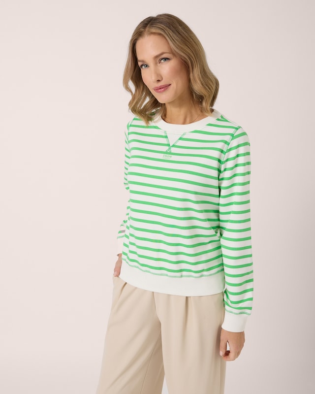 Sweatshirt mit Streifen
