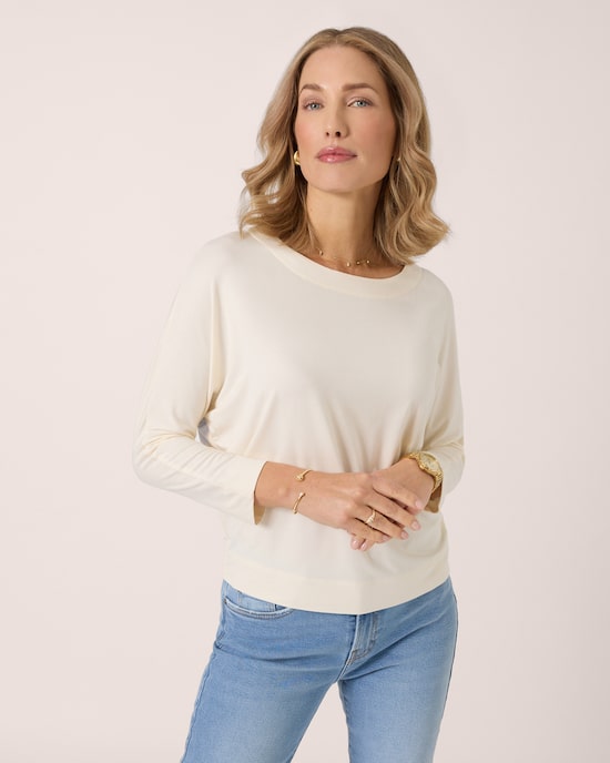 Produktabbildung für Shirt mit Fledermausärmeln