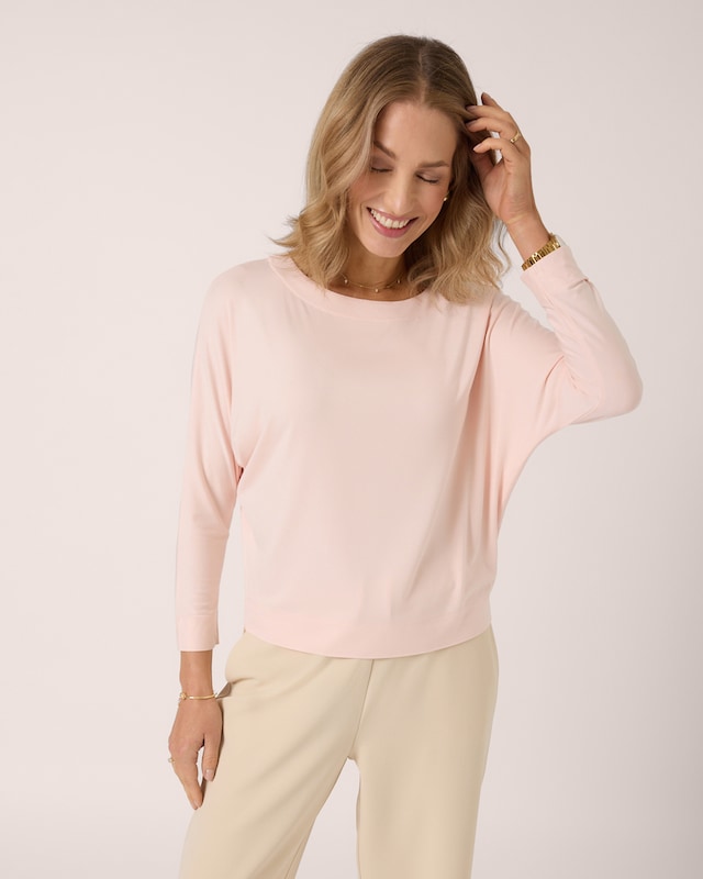 Shirt mit Fledermausärmeln