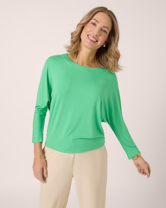 Produktabbildung für Shirt mit Fledermausärmeln