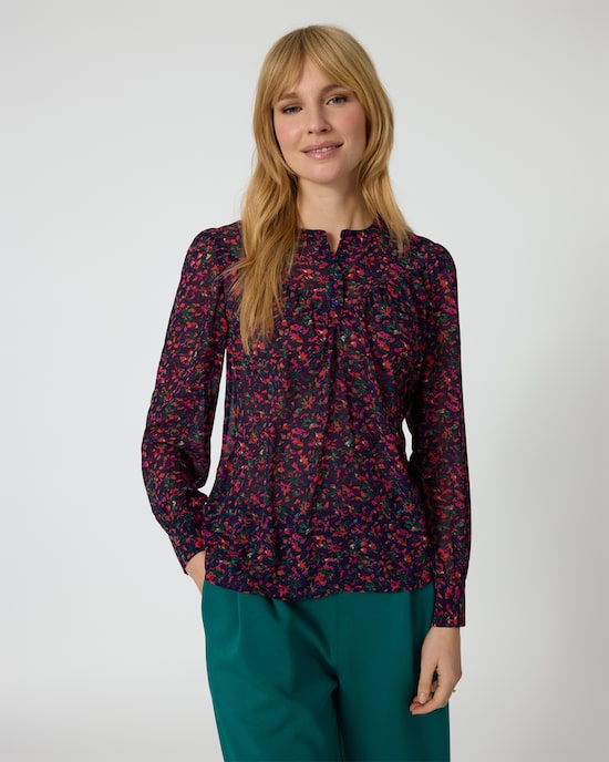 Produktabbildung für Bluse mit Blümchenprint