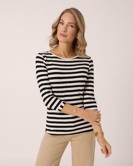 Produktabbildung für Shirt mit breiten Streifen