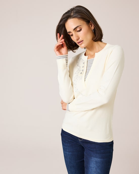 Produktabbildung für Glow Pullover mit Deko