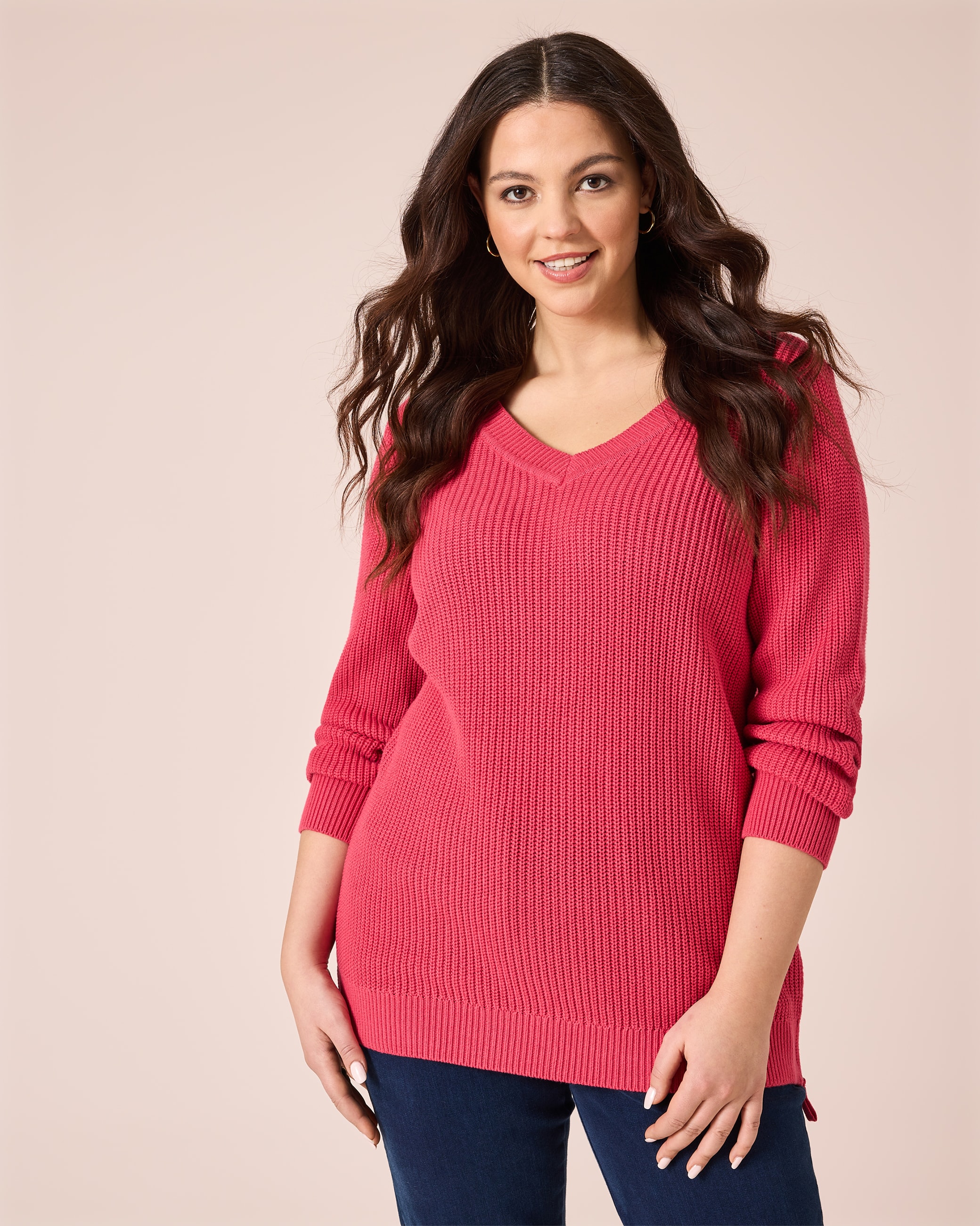 Produktabbildung für Longpullover mit Reisverschlüssen