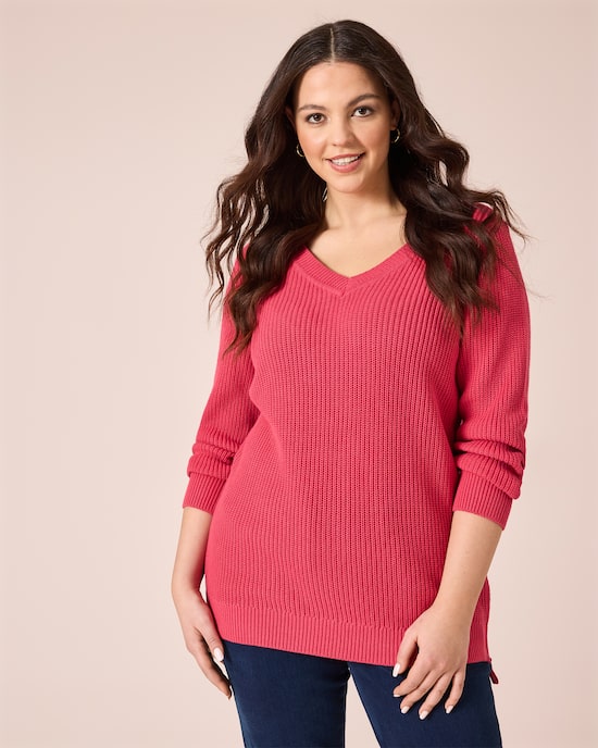 Produktabbildung für Longpullover mit Reisverschlüssen