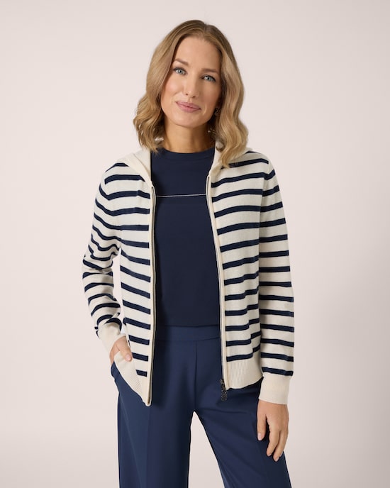 Produktabbildung für Strickjacke mit Kaschmir