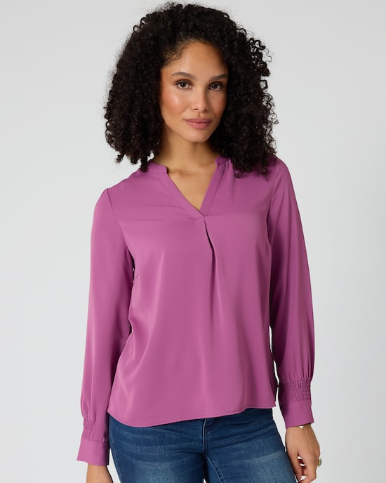Produktabbildung für Bluse mit Ärmeldetail