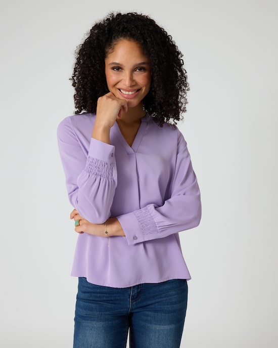 Produktabbildung für Bluse mit Ärmeldetail
