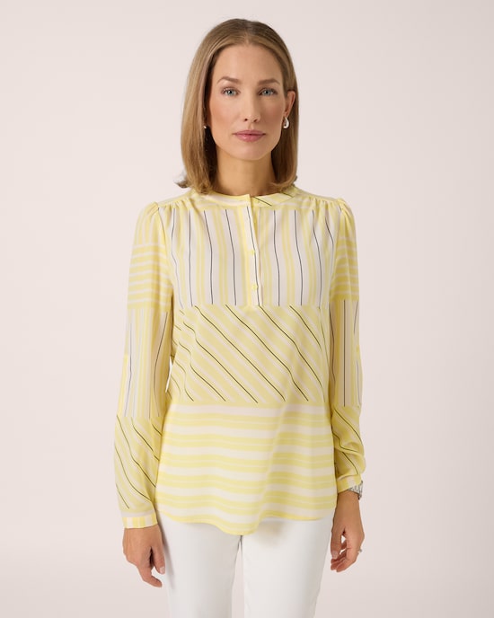 Produktabbildung für Bluse mit Streifendesign