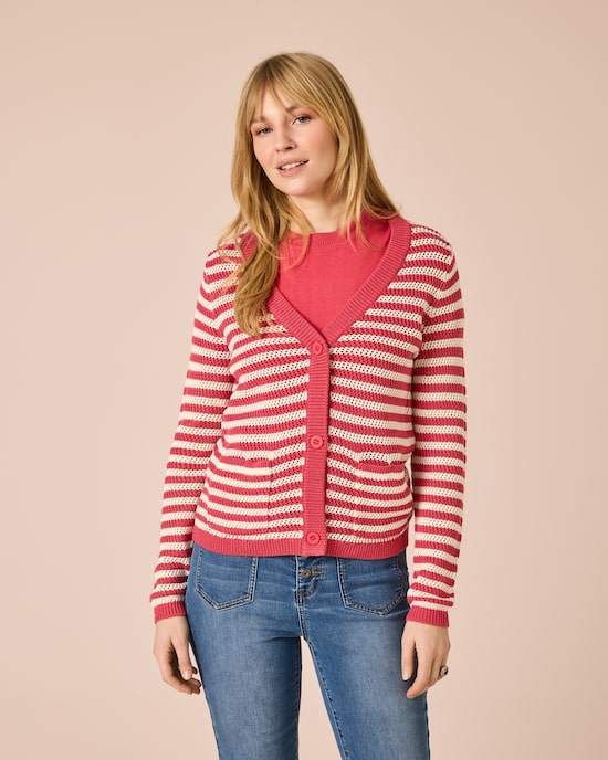 Produktabbildung für Cardigan mit Streifen