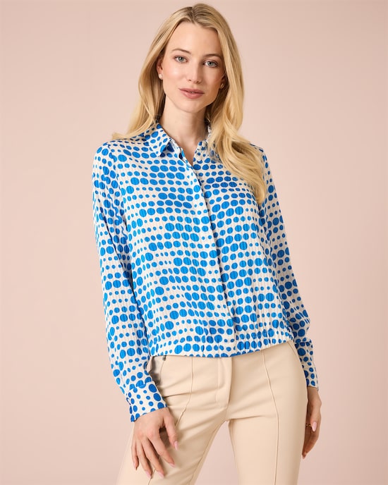 Produktabbildung für Bluse mit Tupfen