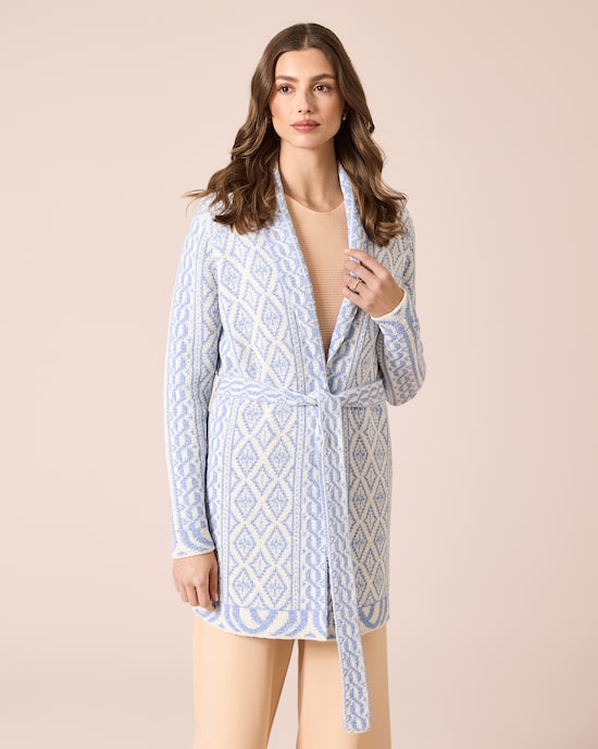 Produktabbildung für Cardigan im Ornament-Design