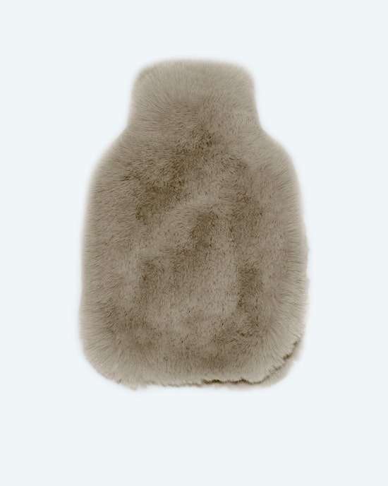 Produktabbildung für Wärmeflasche Kaninchenfell-Optik "Luxus"