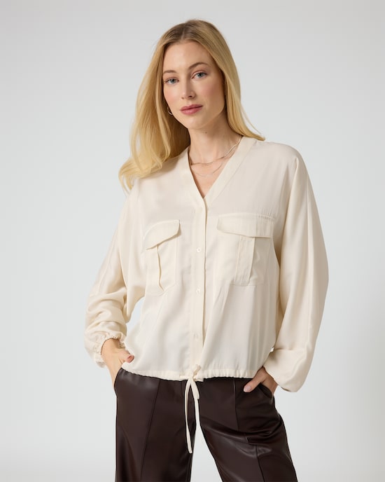 Produktabbildung für Bluse mit Bindeband