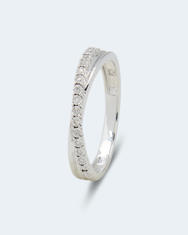 Diamantring 0,06 ct