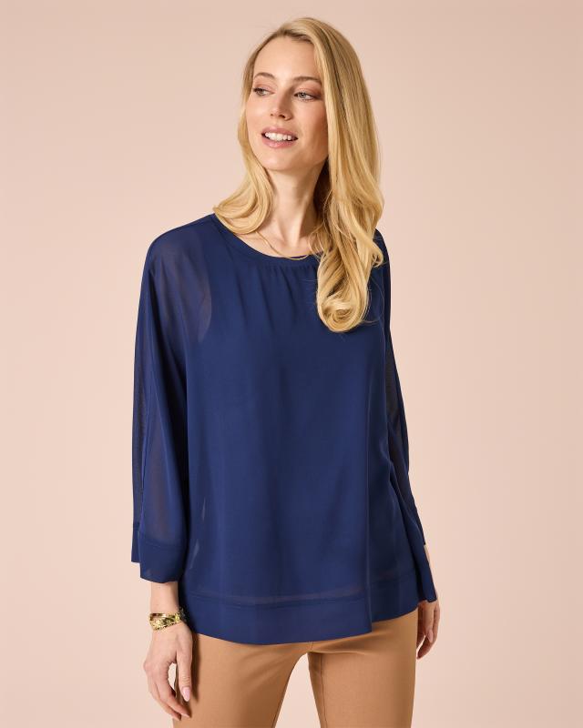 Blusenshirt mit Chiffon