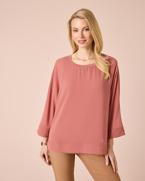 Produktabbildung für Blusenshirt mit Chiffon
