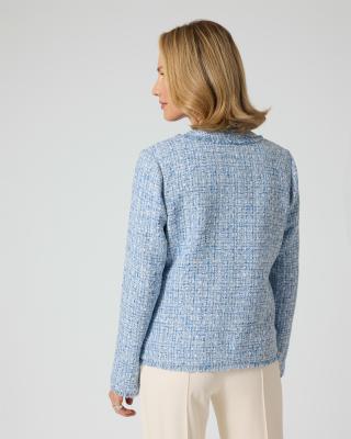 Produktabbildung 4 für Bouclé-Blazer mit Fransenkanten