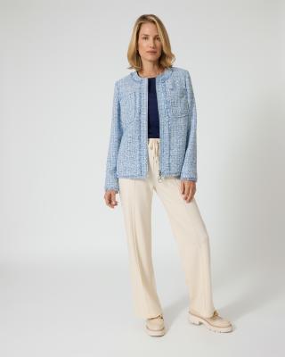 Produktabbildung 3 für Bouclé-Blazer mit Fransenkanten