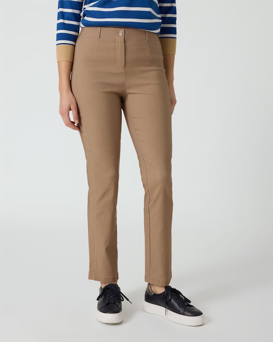 Produktabbildung für New Classic Bengalin Hose in Mélange/Jeans-Optik