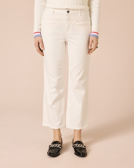 Produktabbildung für Twillhose in Cropped-Länge