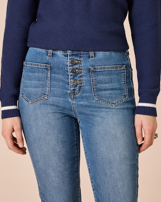 Produktabbildung 5 für Denim mit aufgesetzten Taschen