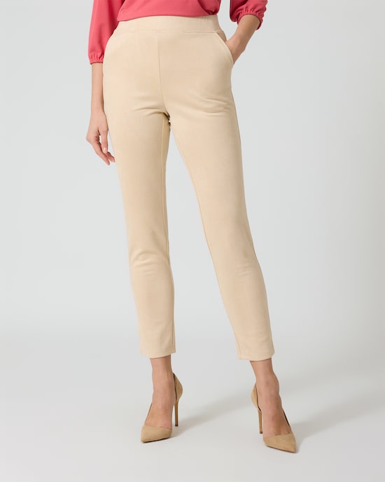 Produktabbildung für Schlupfhose aus Velourslederimitat